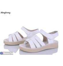 Босоніжки жіночі на літо (8 пар р.37-42) білий  "HORSE"