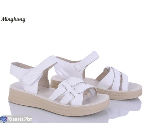 Босоніжки жіночі на літо (8 пар р.37-42) білий  "HORSE"