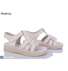 Босоніжки жіночі на літо (8 пар р.37-42) бежевий  "HORSE"