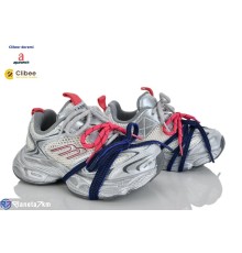 Дитячі кросівки на літо (7 пар р.31-37) срібний  "BELIES-D"