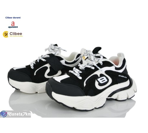 Дитячі кросівки на весну/осінь (7 пар р.31-37) чорний  "BELIES-D"