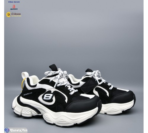 Дитячі кросівки на весну/осінь (7 пар р.31-37) чорний  "BELIES-D"