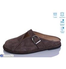 Шлепки жіночі на літо (8 пар р.36-41) коричневий  "Lilin"