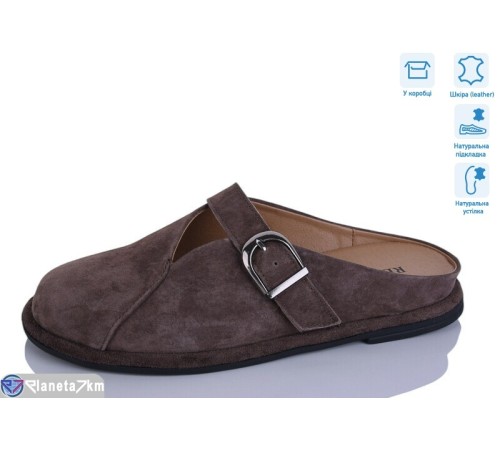 Шлепки жіночі на літо (8 пар р.36-41) коричневий  "Lilin"