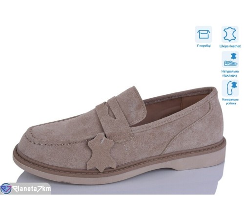 Туфлі жіночі на весну/осінь (8 пар р.36-41) бежевий  "Lilin"