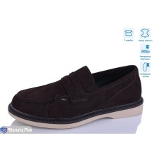 Туфлі жіночі на весну/осінь (8 пар р.36-41) коричневий  "Lilin"