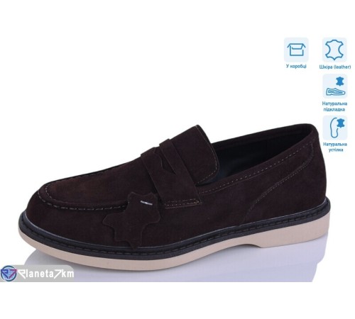 Туфлі жіночі на весну/осінь (8 пар р.36-41) коричневий  "Lilin"