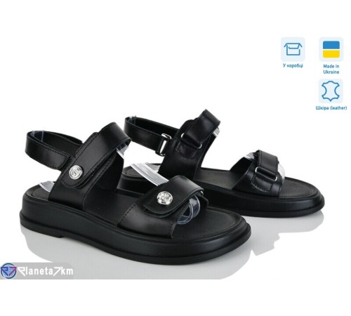 Босоніжки жіночі на літо (6 пар р.36-40) чорний  "Linda"