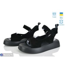 Босоніжки жіночі на літо (6 пар р.36-40) чорний  "Linda"