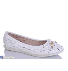 Балетки жіночі на літо (12 пар р.36-41) білий  "REGA"