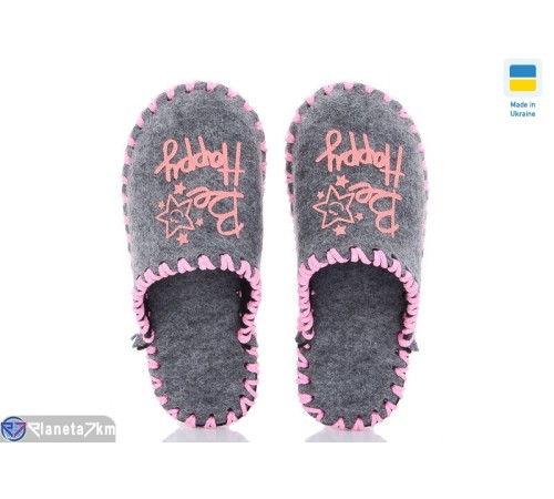 Тапки жіночі на весну/осінь (9 пар р.36-41) сірий  "Activ"