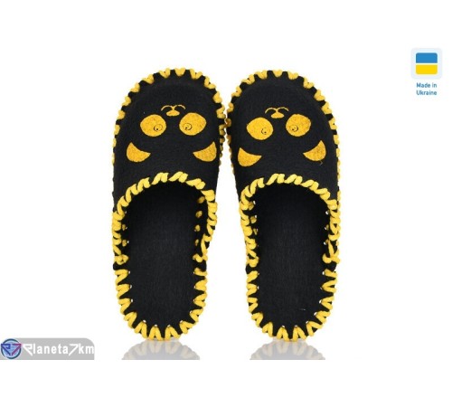 Тапки дитячі на весну/осінь (9 пар р.30-35) чорний  "Activ"