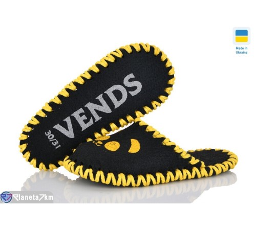 Тапки дитячі на весну/осінь (9 пар р.30-35) чорний  "Activ"