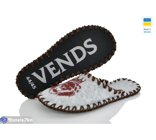 Тапки чоловічі на весну/осінь (9 пар р.40-45) сірий  "Activ"