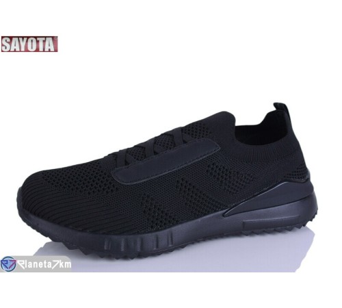Кросівки чоловічі на літо (8 пар р.41-45) чорний  "Sayota"