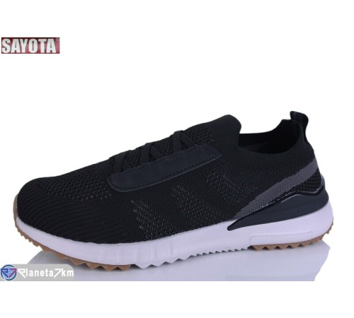 Кросівки чоловічі на літо (8 пар р.41-45) чорний  "Sayota"