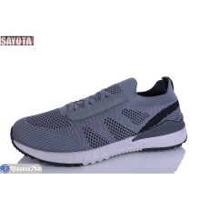 Кросівки чоловічі на літо (8 пар р.41-45) сірий  "Sayota"