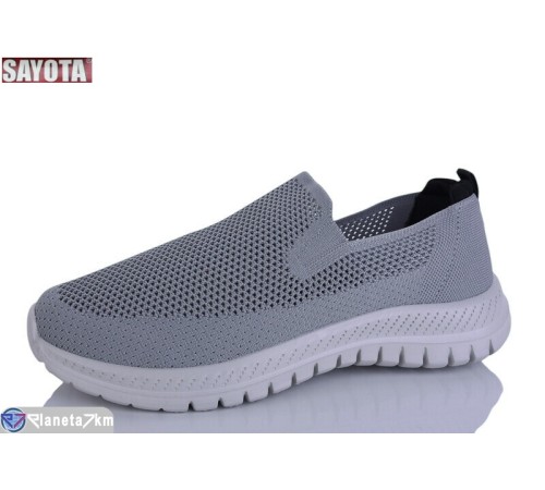 Кросівки чоловічі на літо (8 пар р.41-46) сірий  "Sayota"