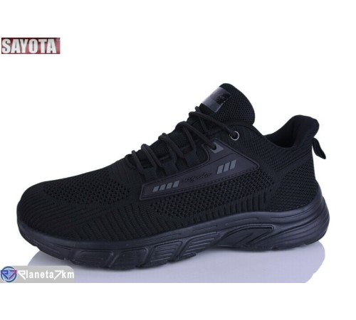 Кросівки чоловічі на весну/осінь (8 пар р.41-45) чорний  "Sayota"