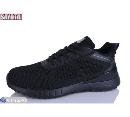Кросівки чоловічі на весну/осінь (8 пар р.41-45) чорний  "Sayota"