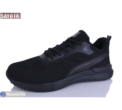 Кросівки чоловічі на весну/осінь (8 пар р.41-46) чорний  "Sayota"