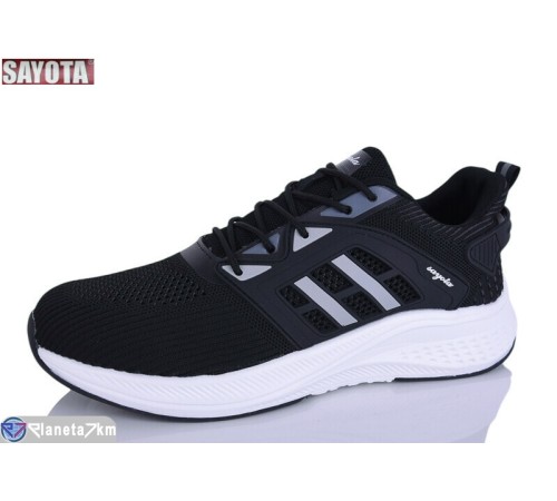 Кросівки чоловічі на літо (8 пар р.41-45) чорний  "Sayota"