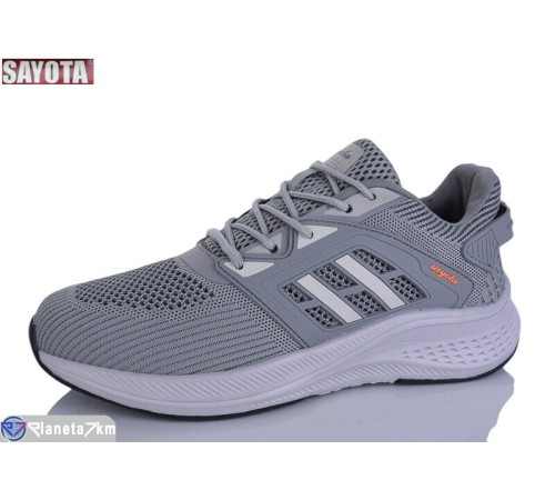 Кросівки чоловічі на літо (8 пар р.41-45) сірий  "Sayota"