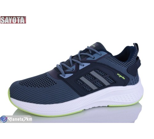 Кросівки чоловічі на літо (8 пар р.41-45) синій  "Sayota"