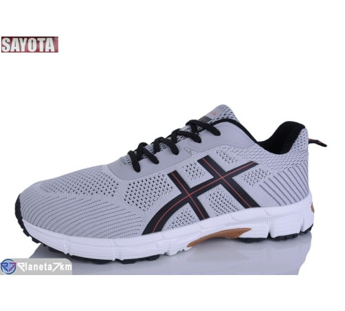 Кросівки чоловічі на весну/осінь (6 пар р.46-49) сірий  "Sayota"