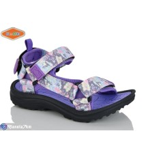 Дитячі босоніжки на літо (8 пар р.28-33) фіолетовий  "EeBb"