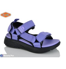 Дитячі босоніжки на літо (8 пар р.27-32) фіолетовий  "EeBb"