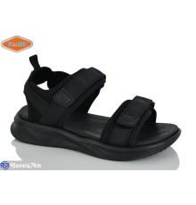 Сандалі дитячі на літо (8 пар р.31-36) чорний  "EeBb"