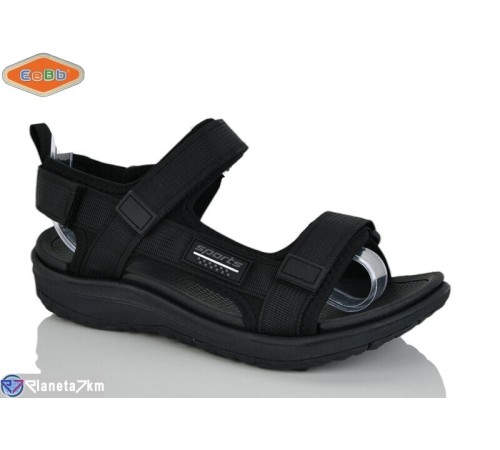 Сандалі дитячі на літо (8 пар р.36-41) чорний  "EeBb"