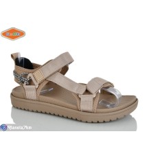 Сандалі дитячі на літо (8 пар р.36-41) коричневий  "EeBb"