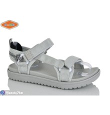 Сандалі дитячі на літо (8 пар р.36-41) сірий  "EeBb"