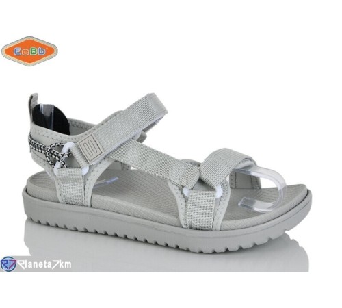 Сандалі дитячі на літо (8 пар р.36-41) сірий  "EeBb"