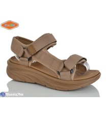 Сандалі дитячі на літо (8 пар р.36-41) коричневий  "EeBb"