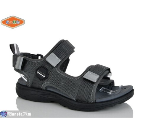 Сандалі дитячі на літо (8 пар р.31-36) сірий  "EeBb"