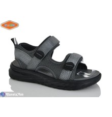 Сандалі дитячі на літо (8 пар р.31-36) сірий  "EeBb"