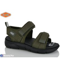 Сандалі дитячі на літо (8 пар р.31-36) зелений  "EeBb"