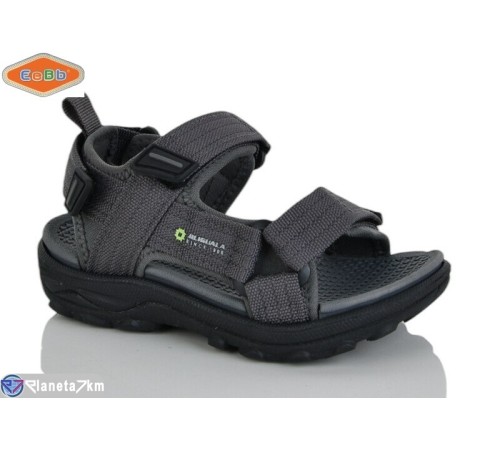 Сандалі дитячі на літо (8 пар р.26-31) сірий  "EeBb"