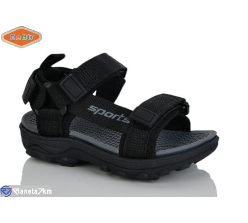 Сандалі дитячі на літо (8 пар р.26-31) чорний  "EeBb"