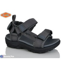 Сандалі дитячі на літо (8 пар р.26-31) сірий  "EeBb"