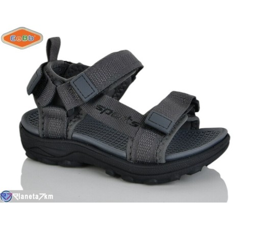 Сандалі дитячі на літо (8 пар р.26-31) сірий  "EeBb"