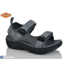 Сандалі дитячі на літо (8 пар р.27-32) сірий  "EeBb"