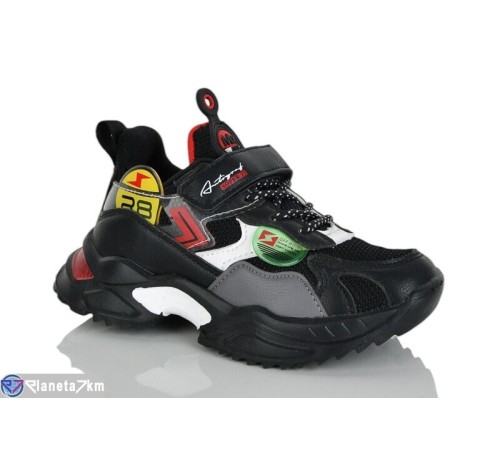 Дитячі кросівки на весну/осінь (8 пар р.27-32) чорний  "Laifakids"