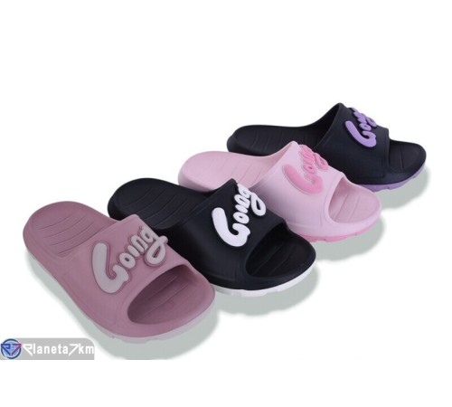 Шлепки жіночі на літо (12 пар р.36-41) мікс  "IEFTIN"