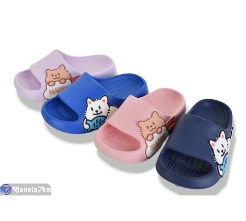 Шлепки дитячі на літо (12 пар р.24-29) мікс  "IEFTIN"