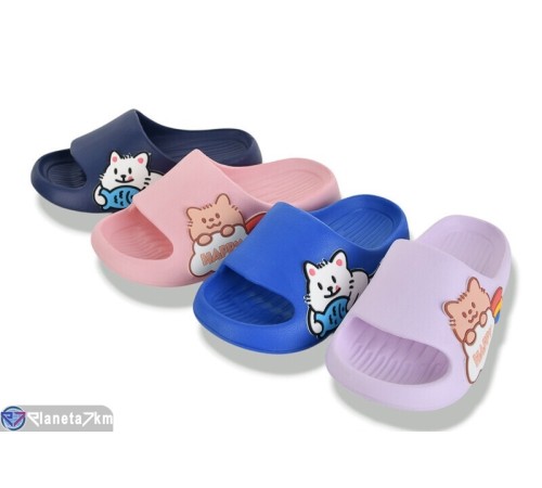 Шлепки дитячі на літо (12 пар р.30-35) мікс  "IEFTIN"