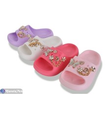 Шлепки дитячі на літо (12 пар р.30-35) мікс  "IEFTIN"